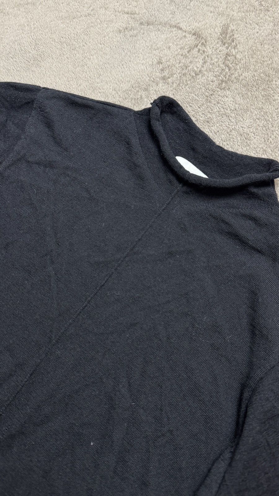 Japanese Brand Archive Rick Owens Yohji Yamamoto Margiela Style Wool Dress Size XS / US 0-2 / IT 36-38 - 3 Thumbnail