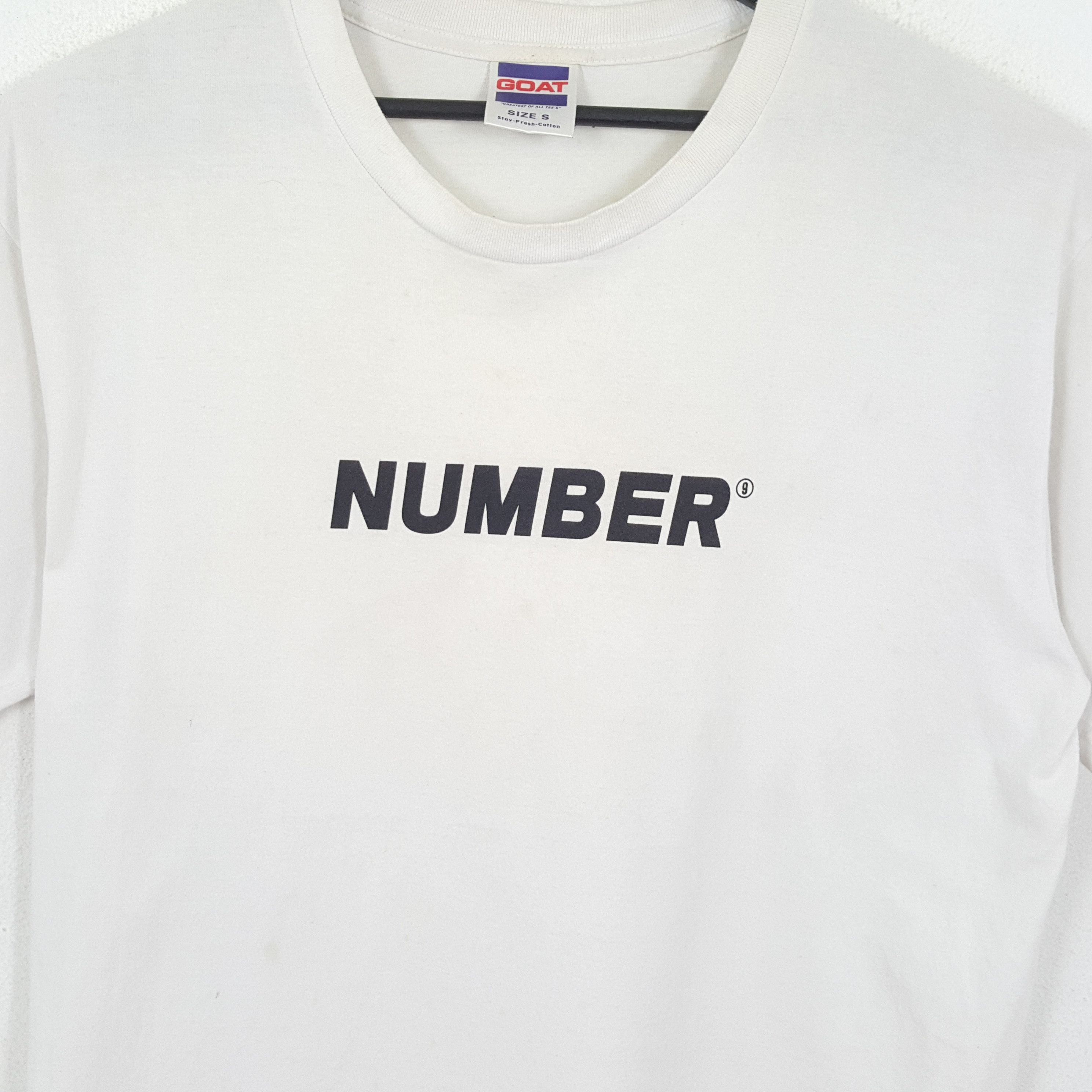 Japanese Brand × Number (N)ine × Vintage NUMBER NINE Japanese Brand Center Design Tshirt Size US L / EU 52-54 / 3 - 2 Thumbnail