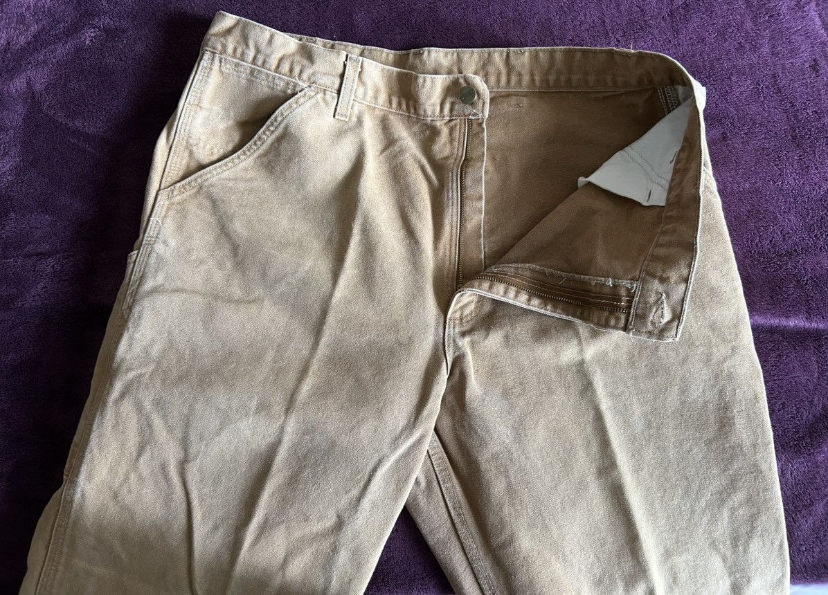 Carhartt Vintage 90s Carhartt Work Pants Brown 38x32 USA Made Size US 38 / EU 54 - 7 Thumbnail