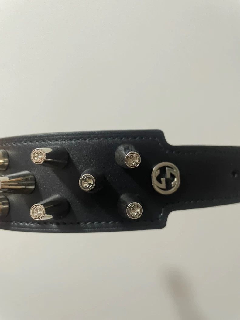 Gucci Gucci Spiked cortical collar 2501-Nextarrow Size ONE SIZE - 4 Thumbnail