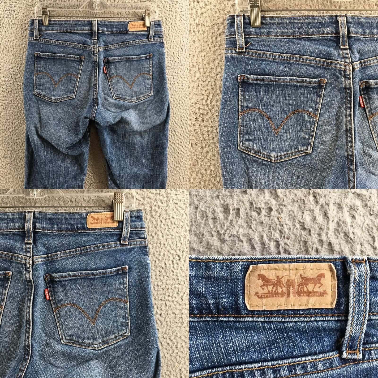 Levi's Levi's Mid Rise Skinny Jeans Womens 6M Blue Zip Fly Stretch Regular Fit Denim Jeans Size 28" / US 6 / IT 42 - 9 Thumbnail