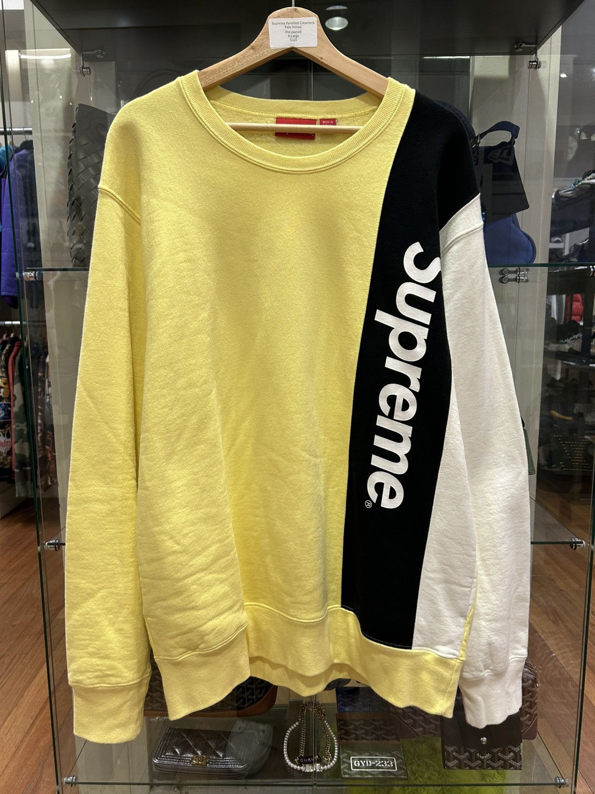 Supreme Panelled Crewneck | Grailed