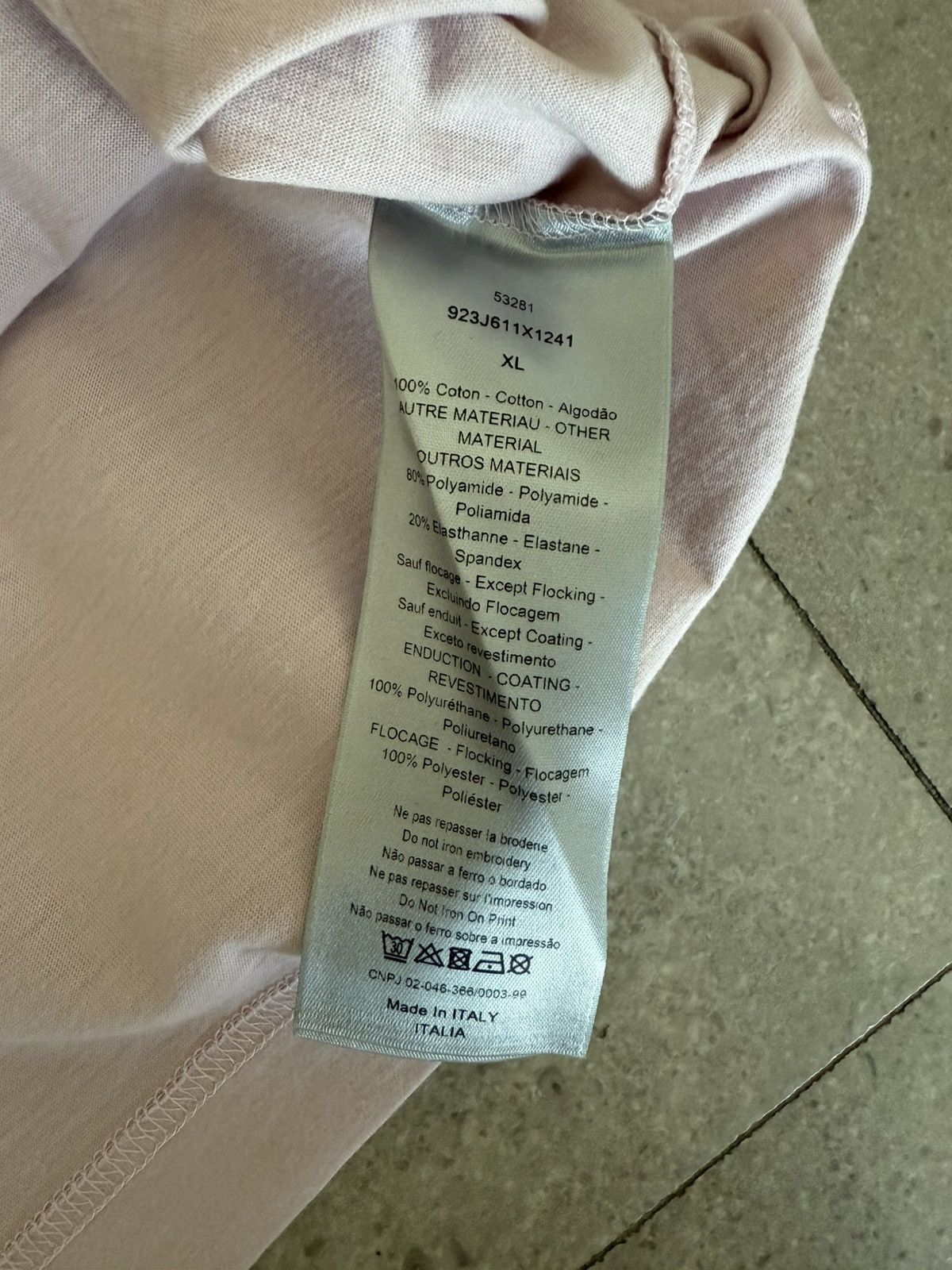 Dior × Kaws Christian Dior x KAWS logo bee print tshirt pastel pink Size US XL / EU 56 / 4 - 3 Thumbnail