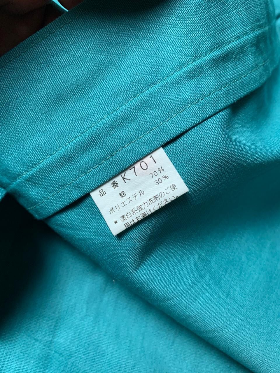 Kansai Yamamoto 1990s Kansai Uniform Hidden Button Work Shirt Size US L / EU 52-54 / 3 - 6 Thumbnail