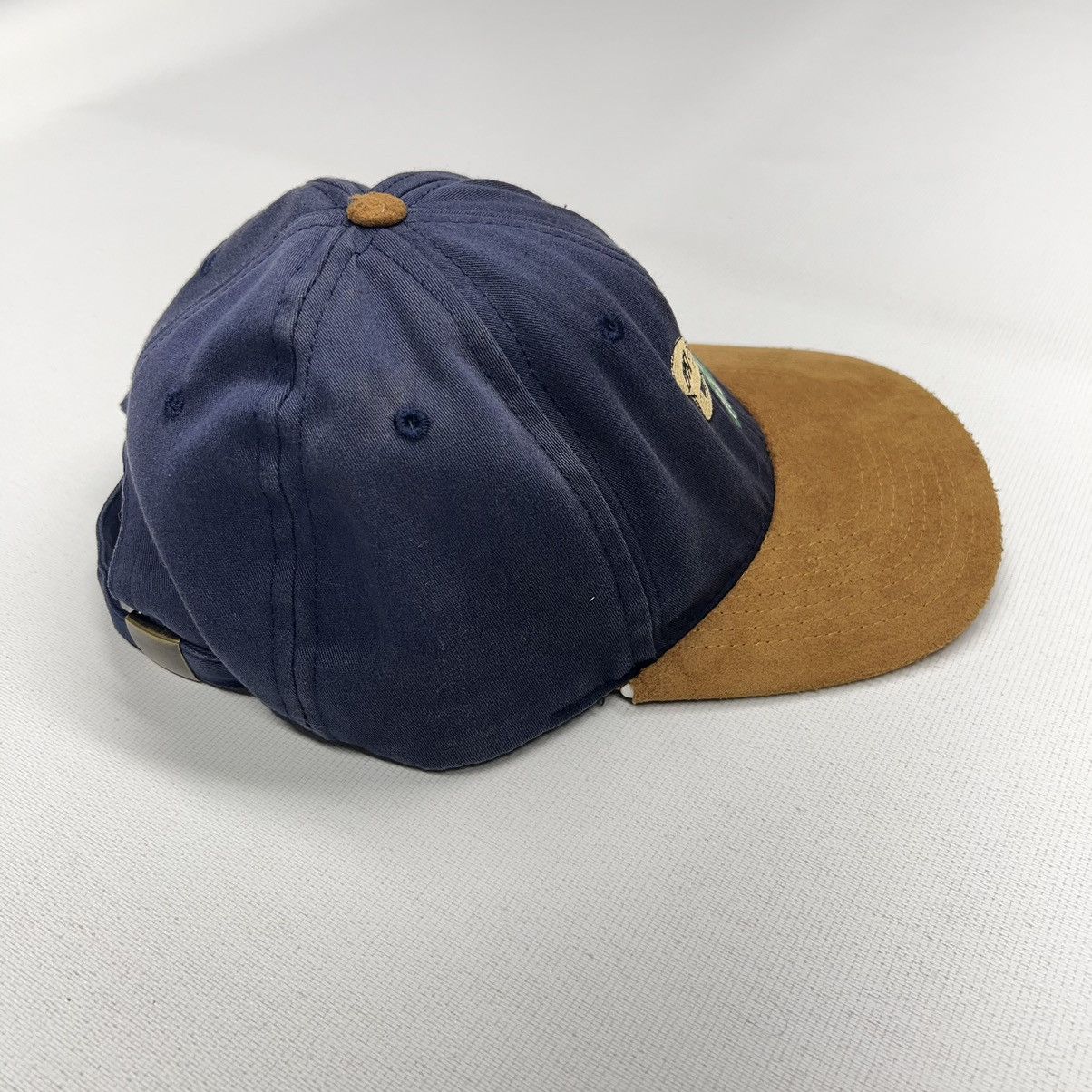 Vintage VTG NJ Turnpike Hat Cap Blue New Jersey Logo Retro Suede Size ONE SIZE - 10 Thumbnail