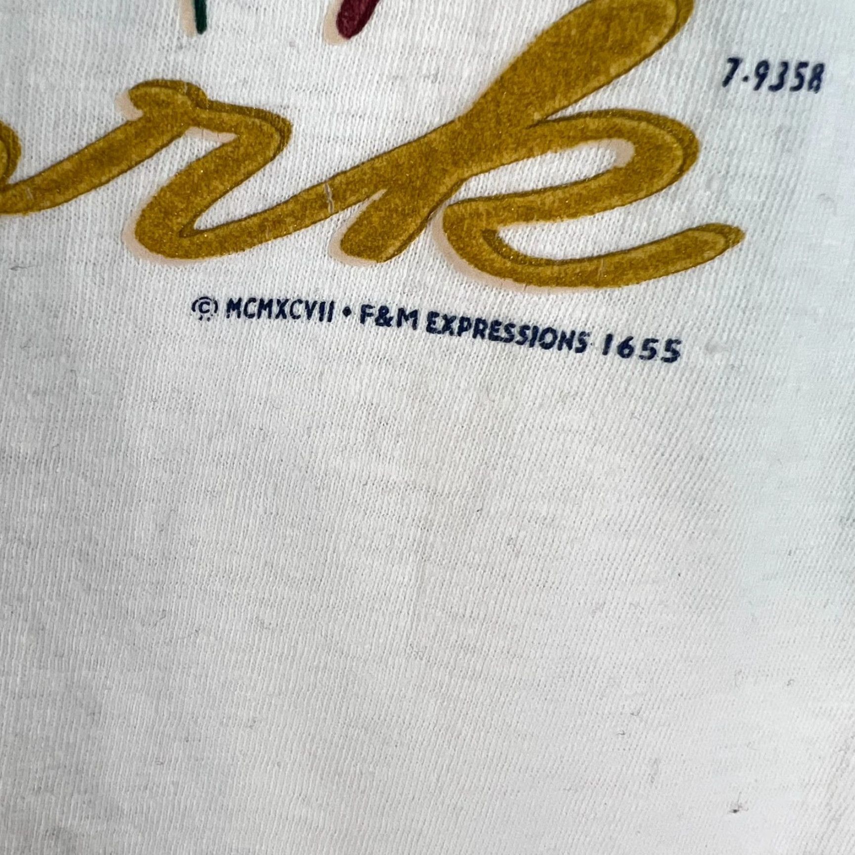 Sea New York VINTAGE New York Art Graphic Tee T-Shirt Adult XL White Classic Fit Mens Size US XL / EU 56 / 4 - 3 Thumbnail
