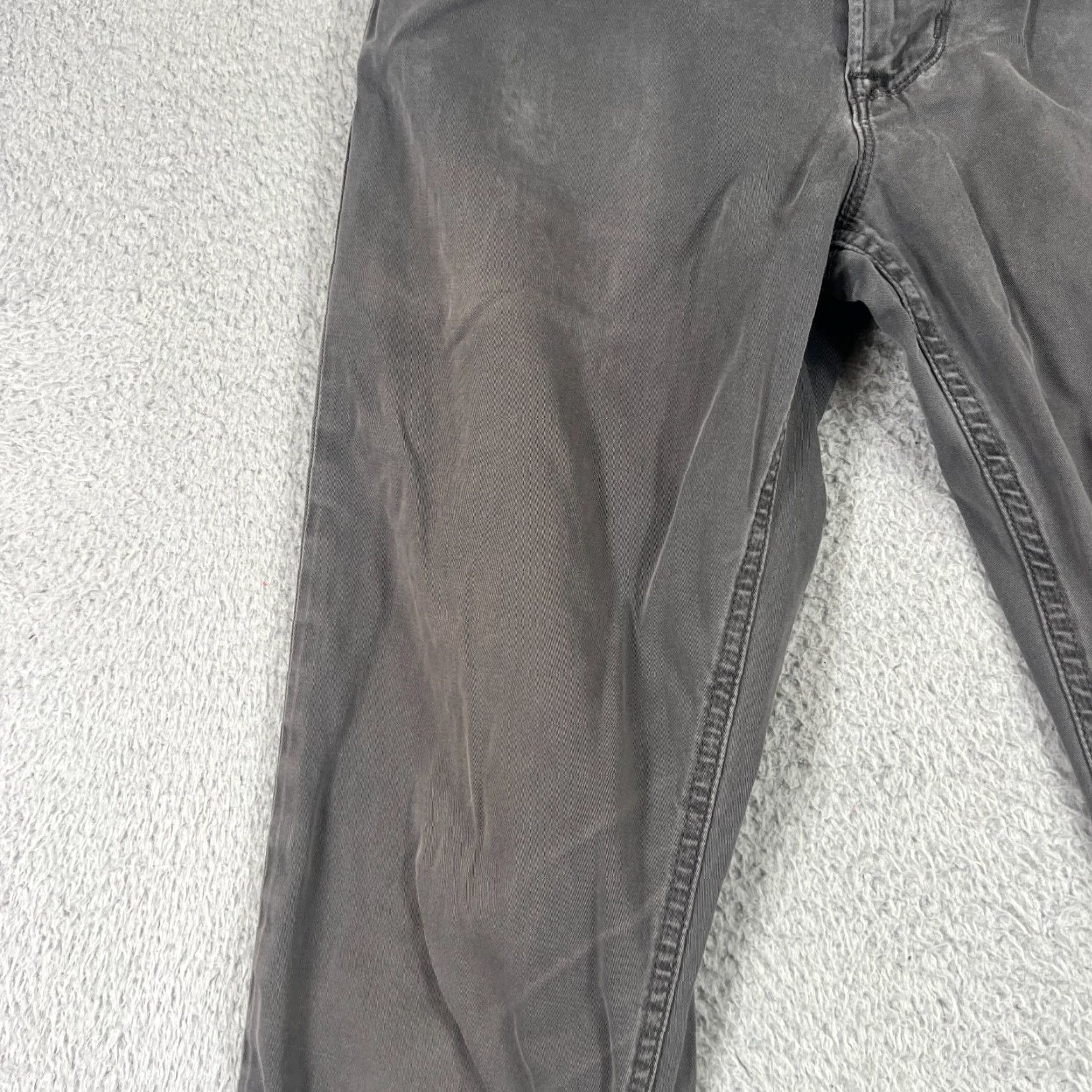 Hudson VINTAGE Hudson Jeans Mens Straight Pants 32x32 Gray Slim Fit Denim 2010s Size US 29 - 3 Thumbnail