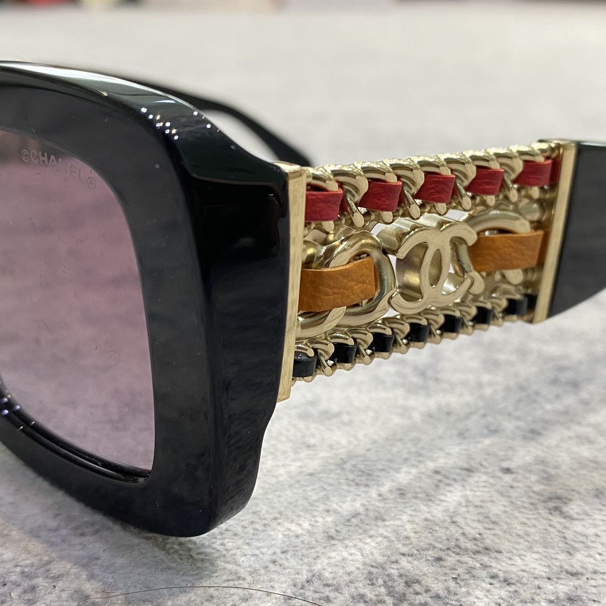 Chanel CHANEL 0CH5535Q C622S1 BLACK BORDEAUX Size ONE SIZE - 2 Thumbnail