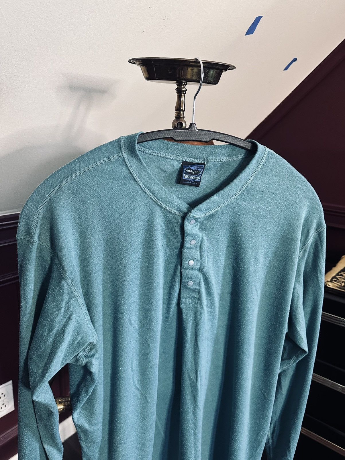 Patagonia Vintage henley MiUSA Capilene shirt / sweatshirt Size US L / EU 52-54 / 3 - 2 Thumbnail