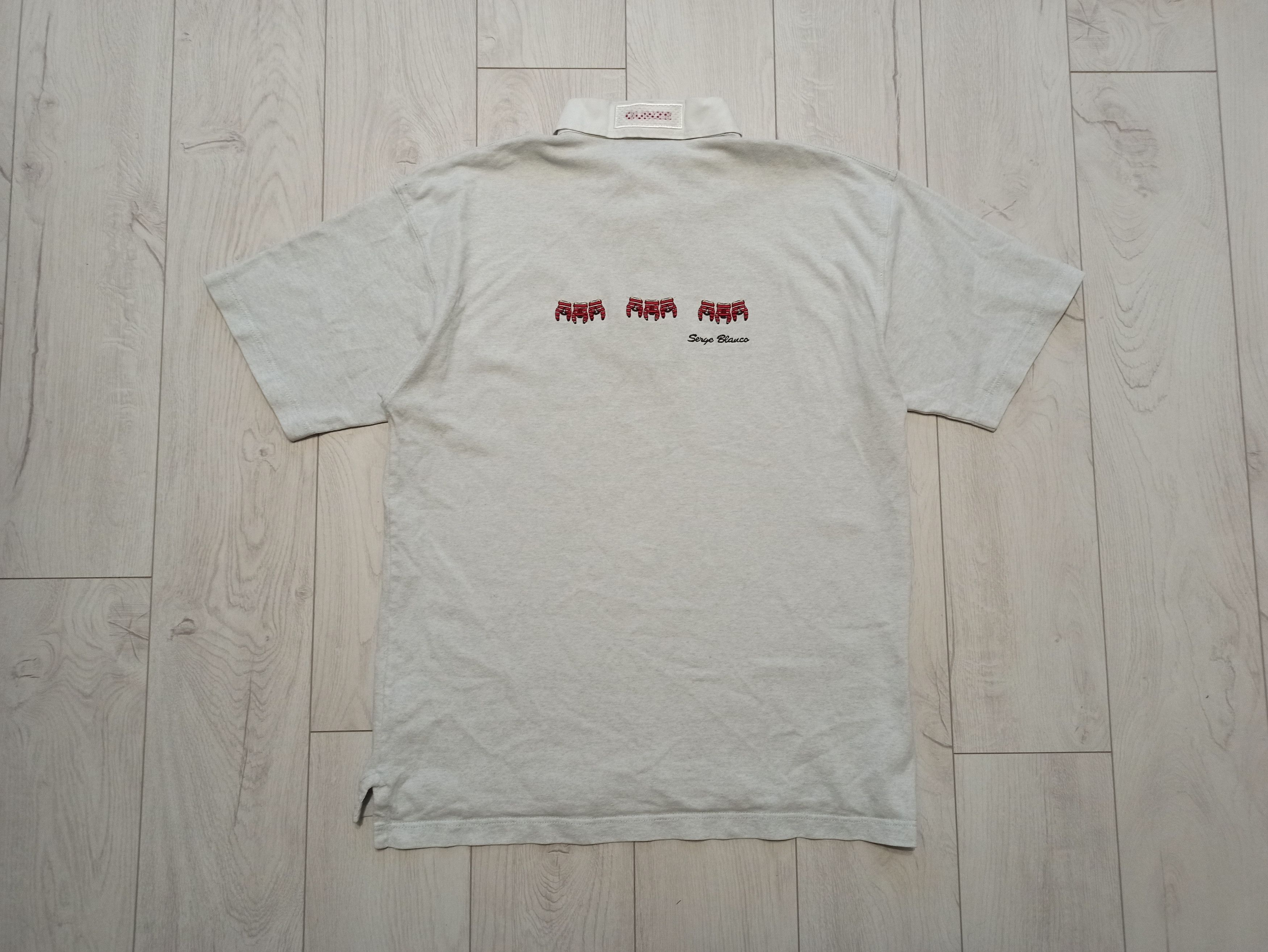Designer × Vintage Serge Blanco Polo Shirt Size US L / EU 52-54 / 3 - 6 Thumbnail