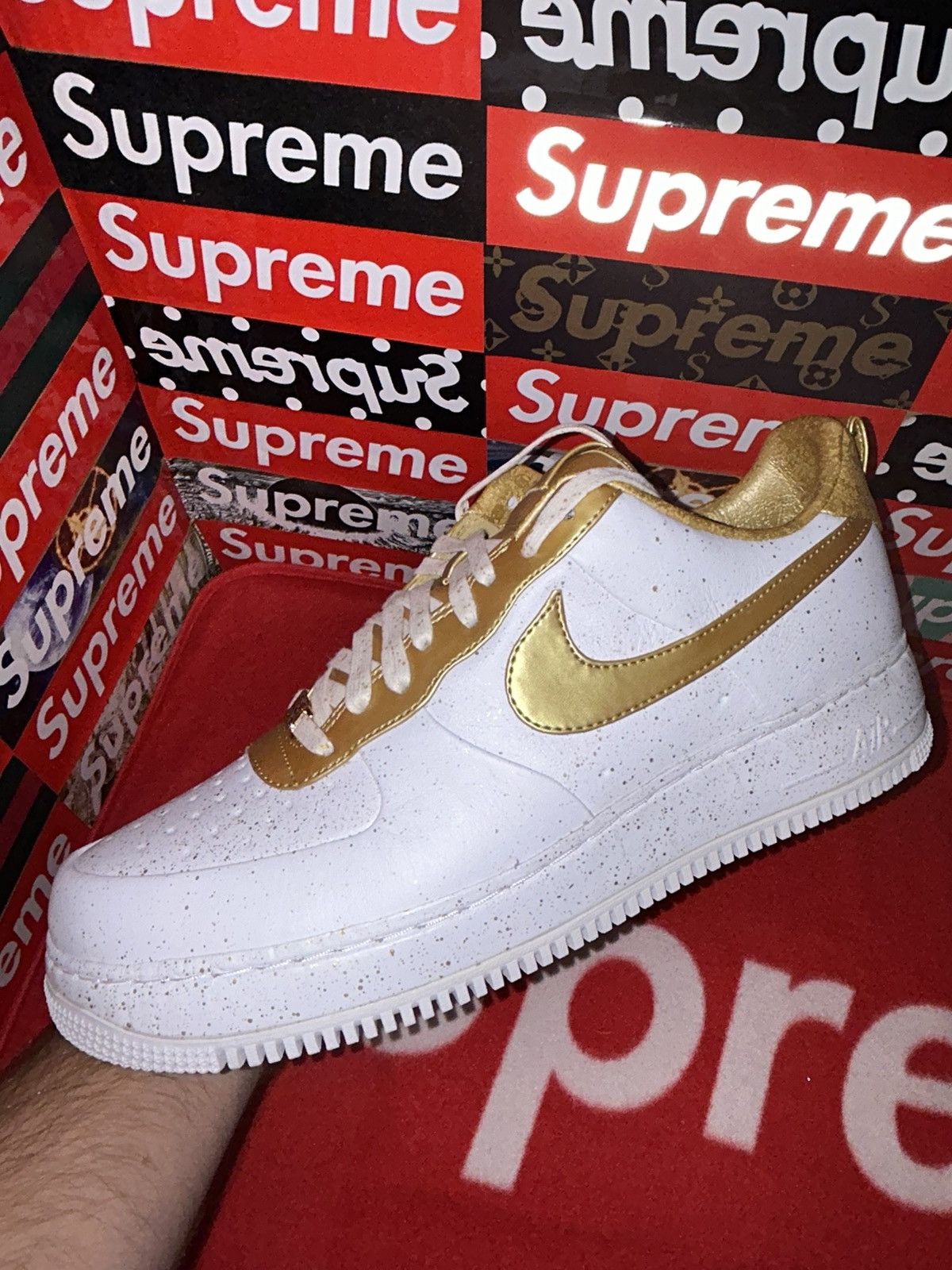 Nike Nike Air Force 1 Low ‘Supreme Gold Medal’ 516630-170 size 12 Size US 12 / EU 45 - 5 Thumbnail