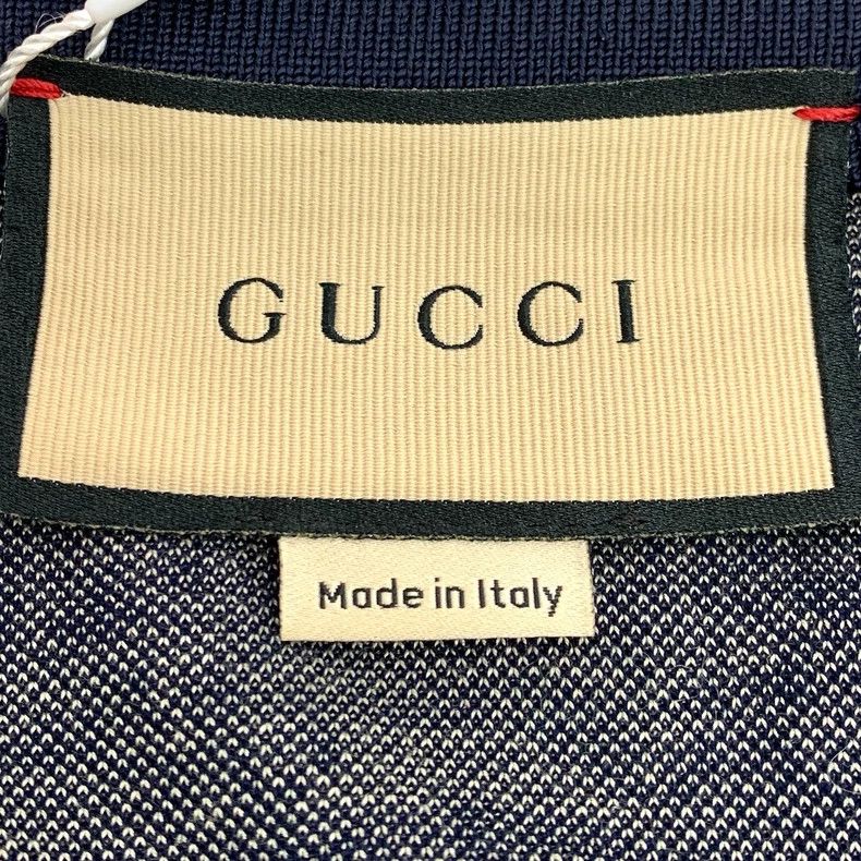 Gucci Gucci Color-matched logo jacquad full-printed cotton lapel Size US S / EU 44-46 / 1 - 6 Thumbnail