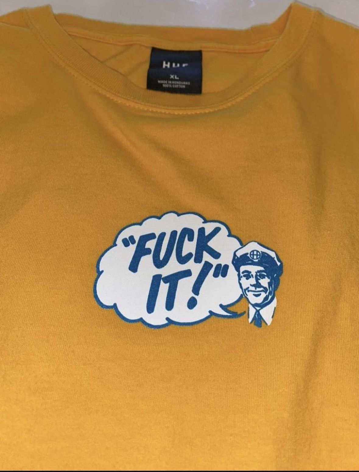 Huf Huf Special Delivery l/s tee ‘gold’ Size US XL / EU 56 / 4 - 1 Thumbnail