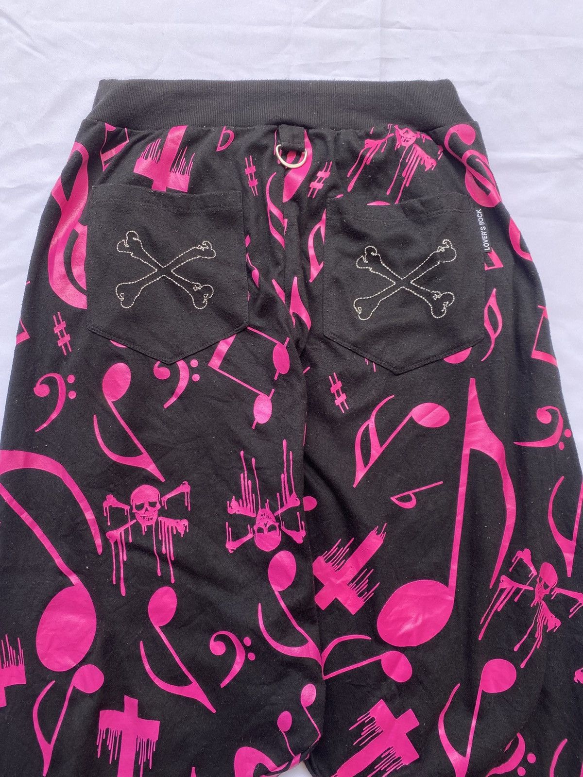 Japanese Brand ❗️OFFER❗️Superlovers Lovers Rock Overprint Harem Pants Size US 26 / EU 42 - 3 Thumbnail