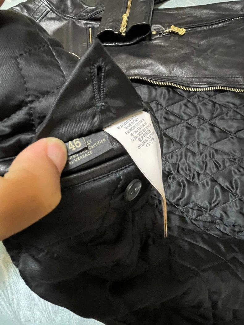 Versace Versace Leather jacket casual leather jacket Size US S / EU 44-46 / 1 - 6 Thumbnail