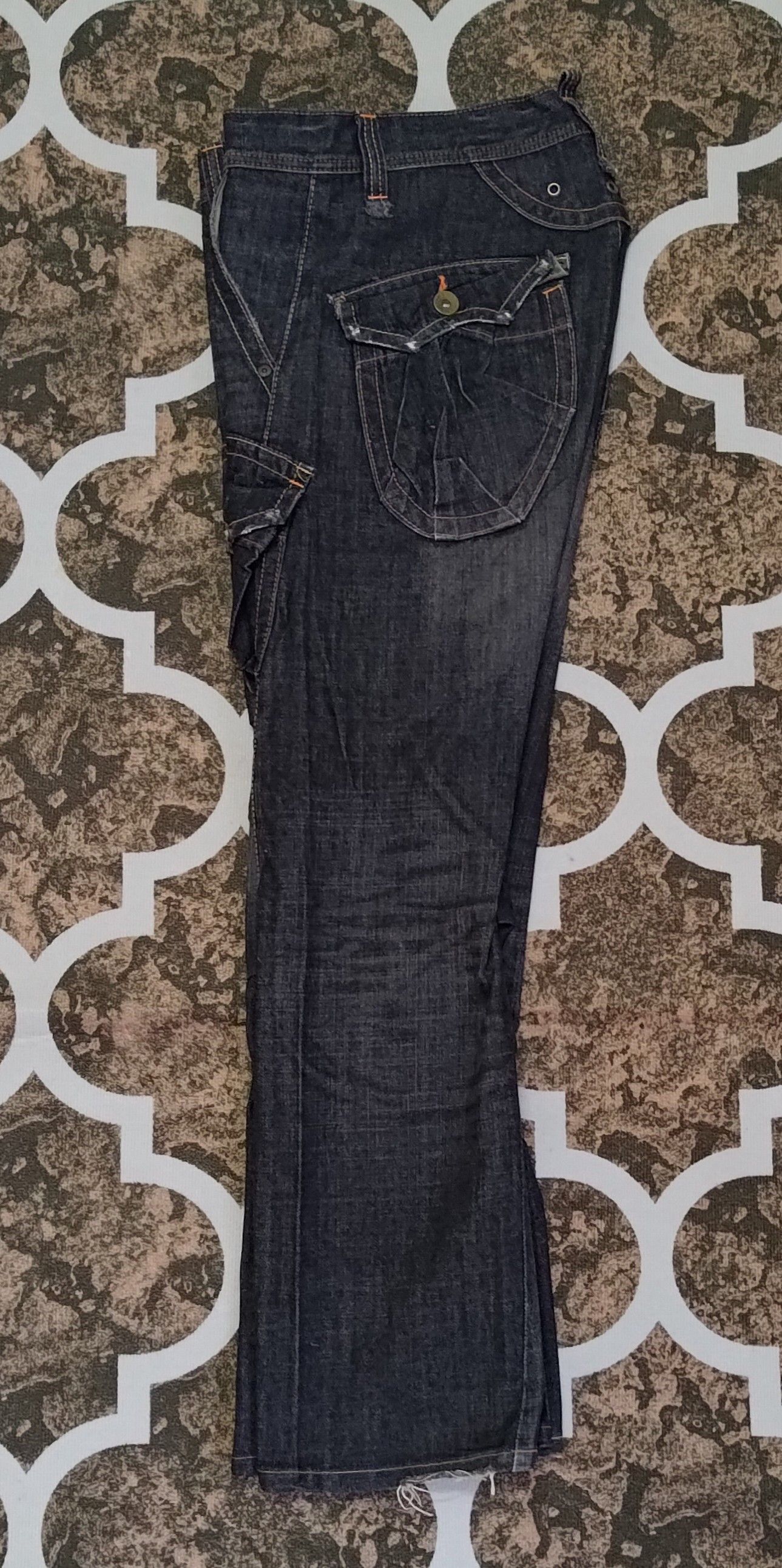 Edwin EDWIN CARGO POCKET BOOTCUT DENIM PANTS Size US 33 - 3 Thumbnail