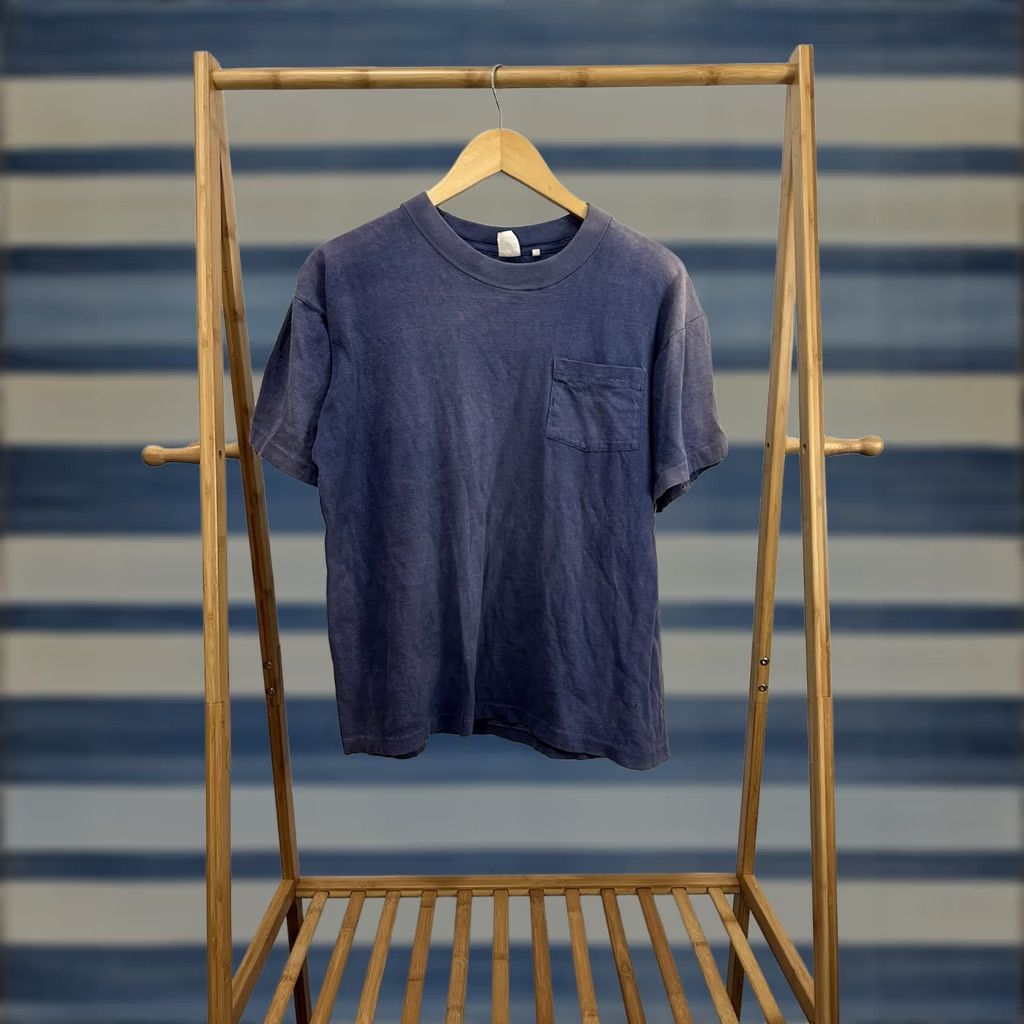 Camel VTG 80s Camel Joe Cigarette Gradient Sun Faded Worn COTTON Pocket T-Shirt XL Size US XL / EU 56 / 4 - 1 Thumbnail