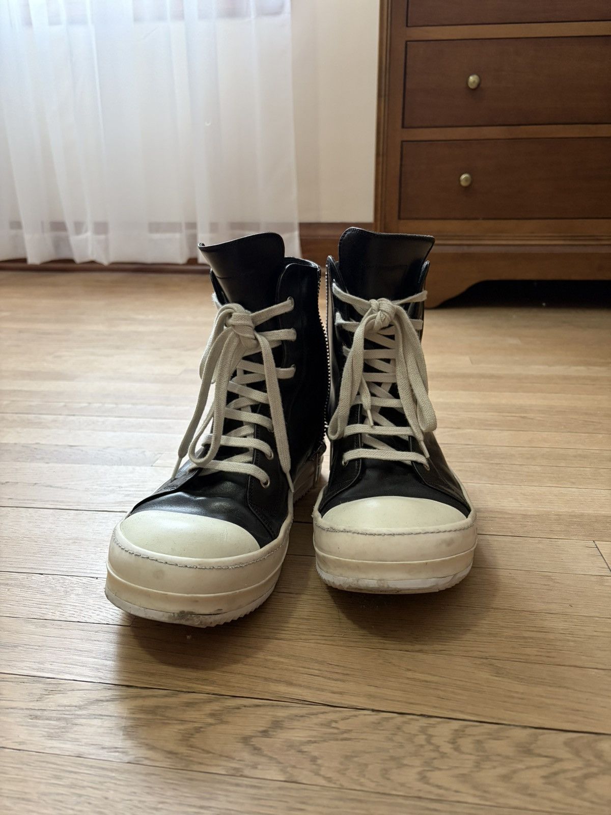 Rick Owens rick owens ramones (horse leather) sz42 Size US 9 / EU 42 - 1 Thumbnail