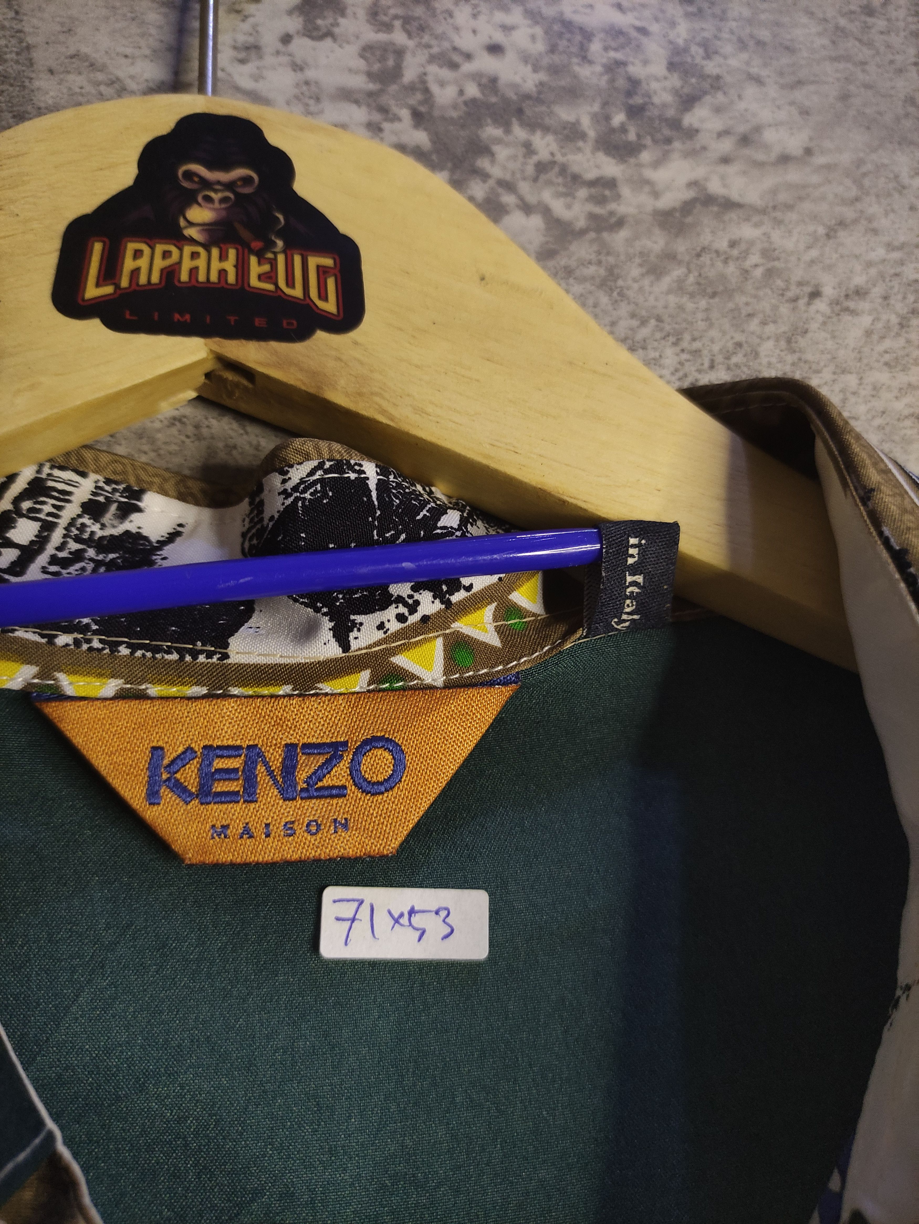 Kenzo × Vintage Vintage Luxury - Kenzo Phinisi Ship Silk Shirt Size US L / EU 52-54 / 3 - 9 Thumbnail