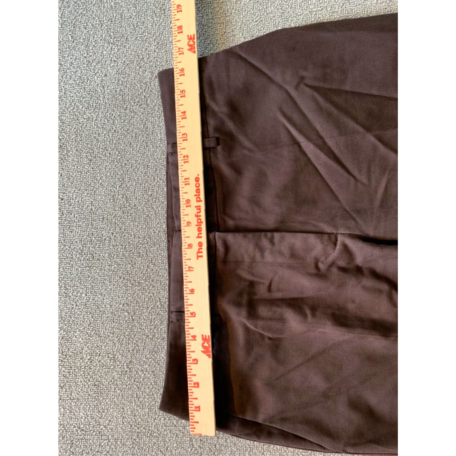 Merona Merona Dress Pants Women's Size 8 Brown Straight Leg Regular Level-Headed Comfort Easy Care Business Workwear Modern Classic American Pants Size 30" / US 8 / IT 44 - 5 Thumbnail