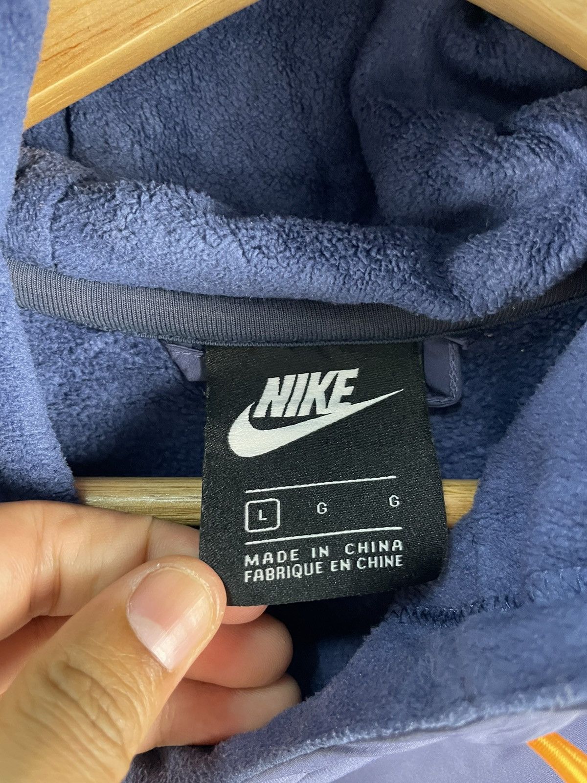 Nike Nike Center Pullover Hoodie Colourblock Fleece Size US L / EU 52-54 / 3 - 4 Thumbnail