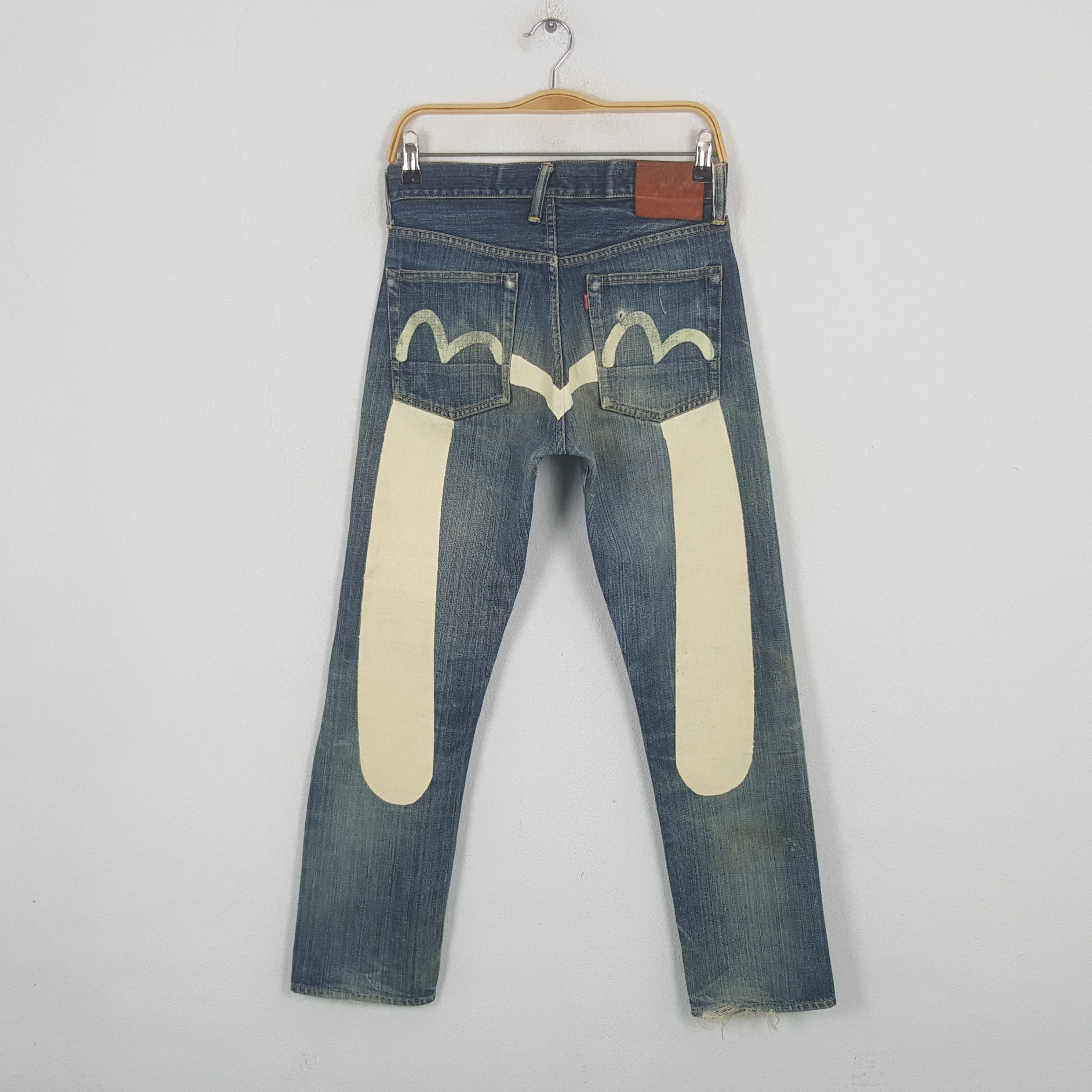 Evisu Vintage Evisu Japanese Brand Daicock Custom Denim Jeans RR14 Size US 29 - 1 Thumbnail