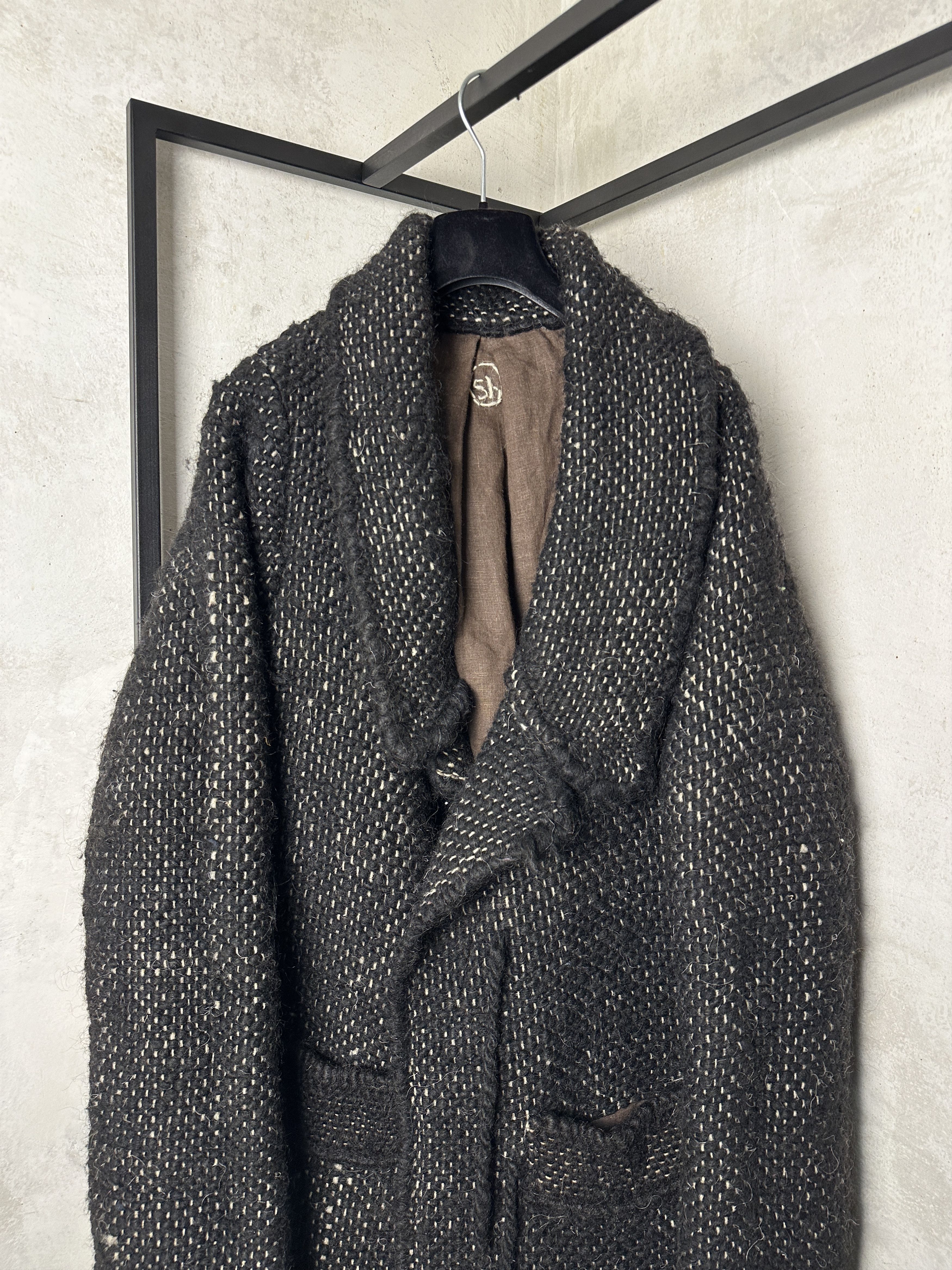 Other Avant Garde like Issey Miyake Heavy Thick Wool Maxi Coat Size M / US 6-8 / IT 42-44 - 4 Thumbnail