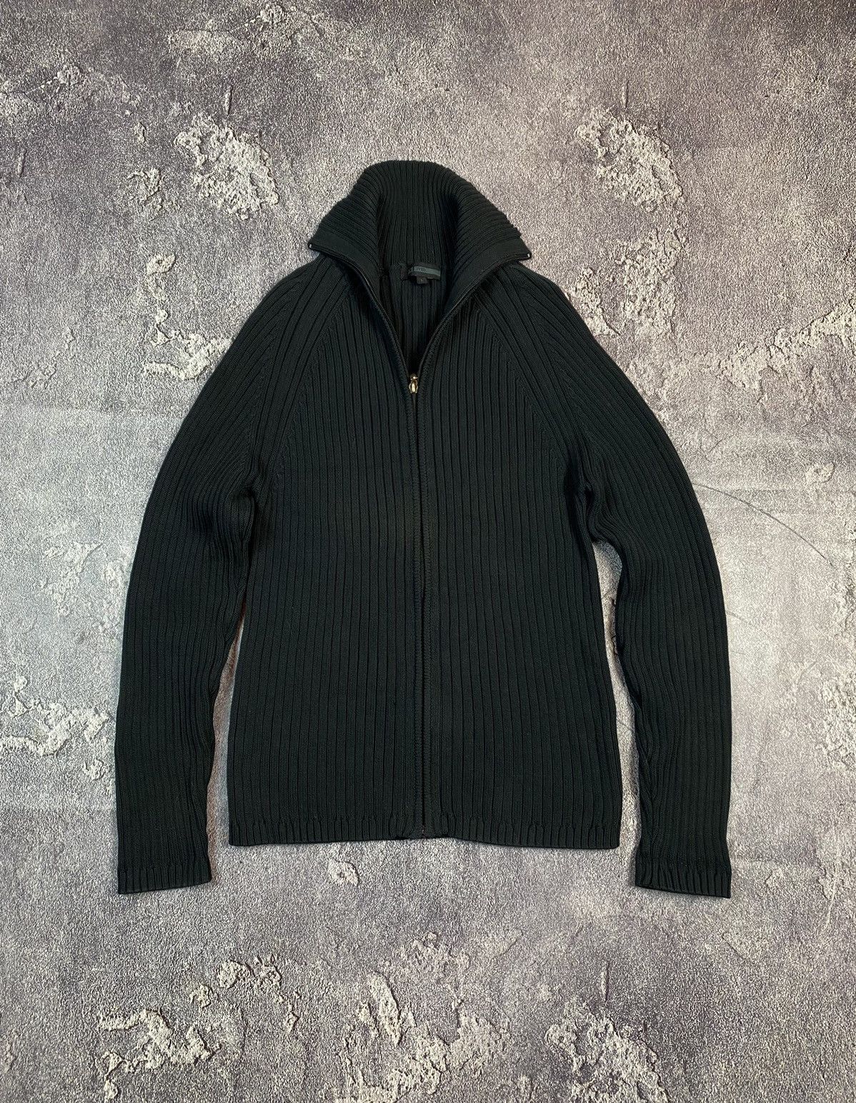 20471120 × If Six Was Nine × Japanese Brand Y2K Avant Garde Zip Knit Sweater If Six Was Nine Vintage Size US M / EU 48-50 / 2 - 1 Thumbnail