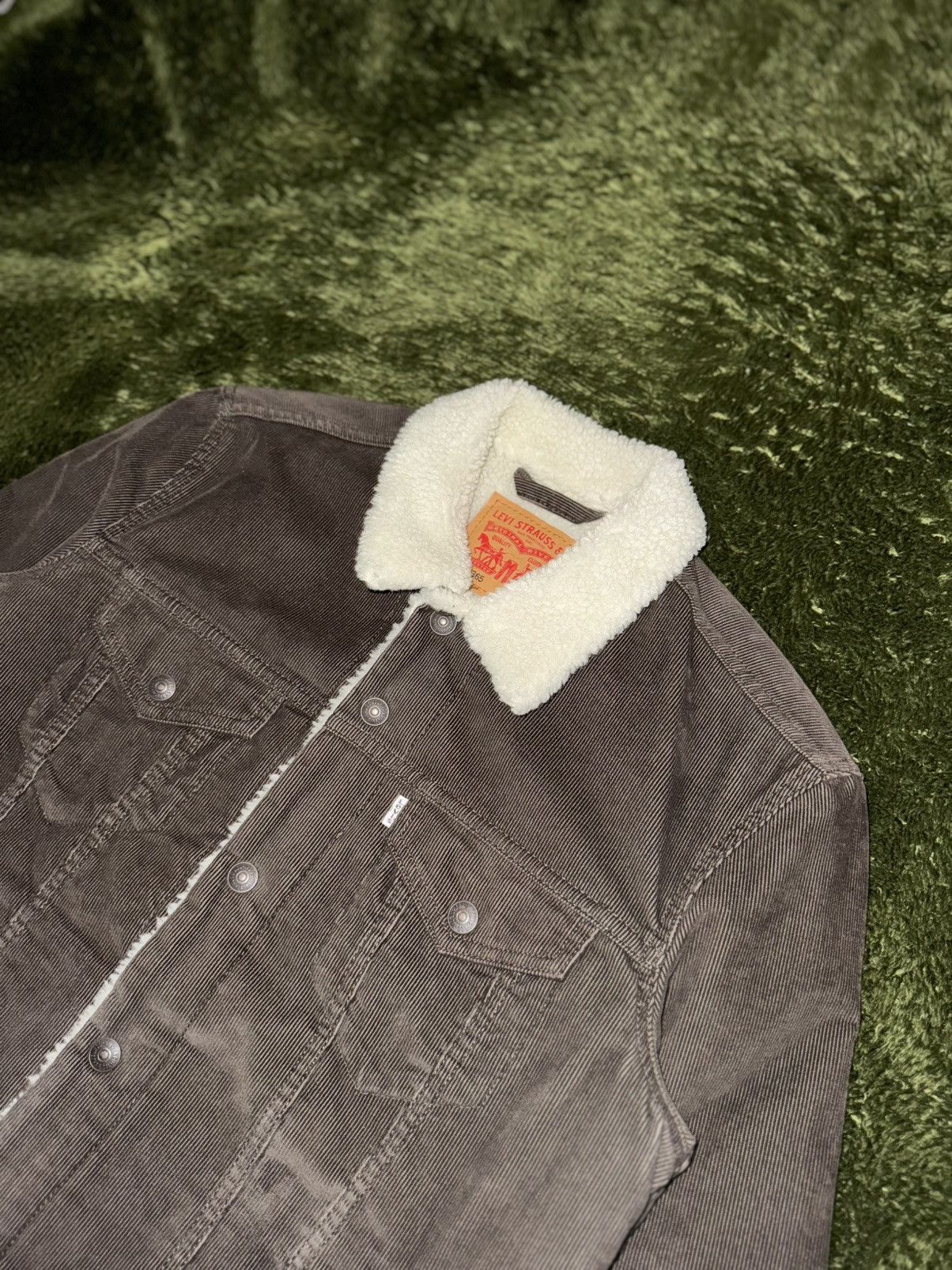 Levi's [M] Levi’s Type III Corduroy Sherpa Jacket (Brown) Size US M / EU 48-50 / 2 - 2 Thumbnail