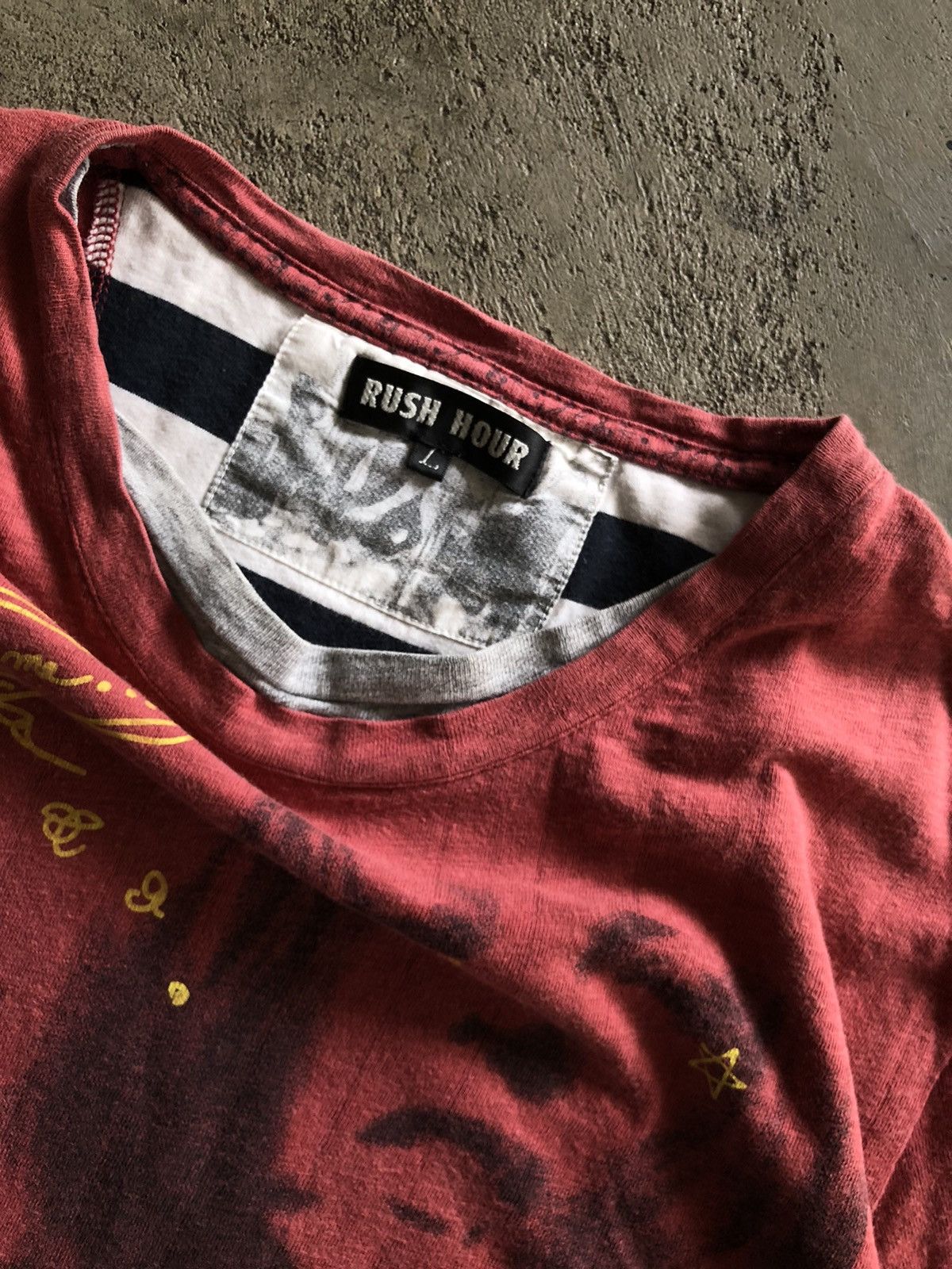 If Six Was Nine × Japanese Brand × Le Grande Bleu (L.G.B.) JAPANESE RUSH HOUR POEM SHIRT Size US L / EU 52-54 / 3 - 6 Thumbnail