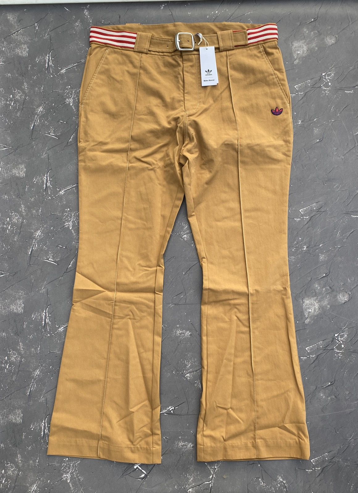 Adidas × Wales Bonner New Adidas Wales Bonner Flared Khaki Pants Size L Size US 33 - 2 Thumbnail