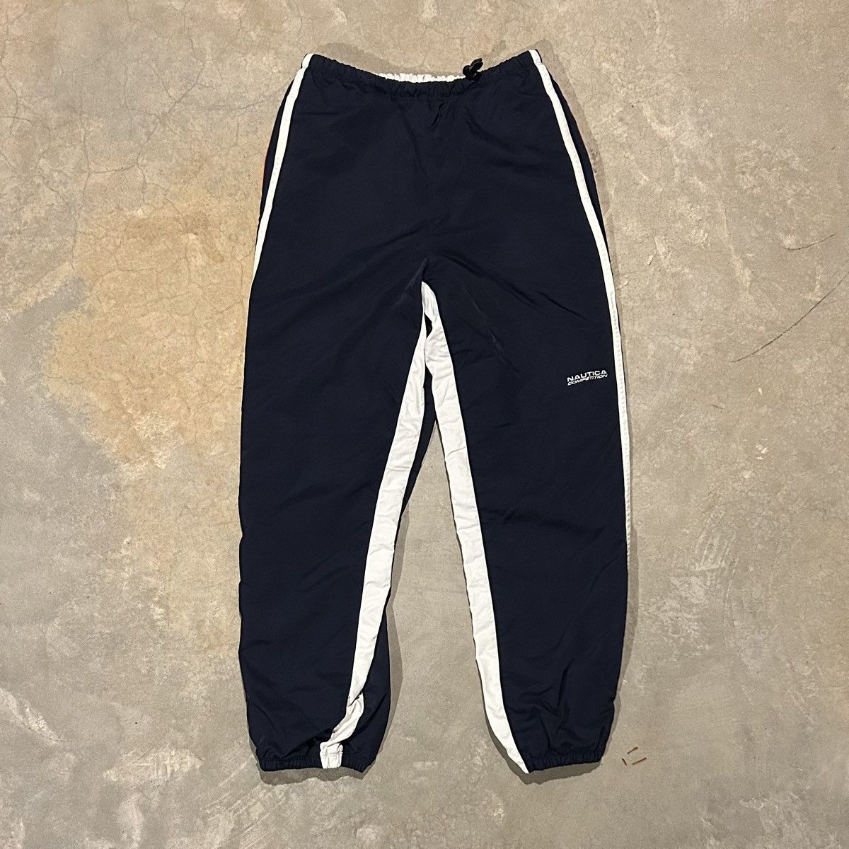 Nautica × Vintage Crazy Vintage Y2K Nautica Competition Striped Track Pants Size US 30 / EU 46 - 2 Thumbnail