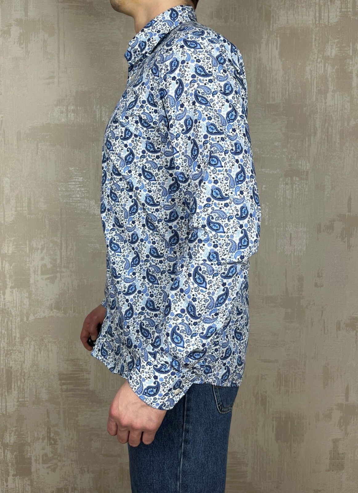 Eton Eton Paisley Formal Long Sleeve Shirt Slim Size US M / EU 48-50 / 2 - 10 Thumbnail
