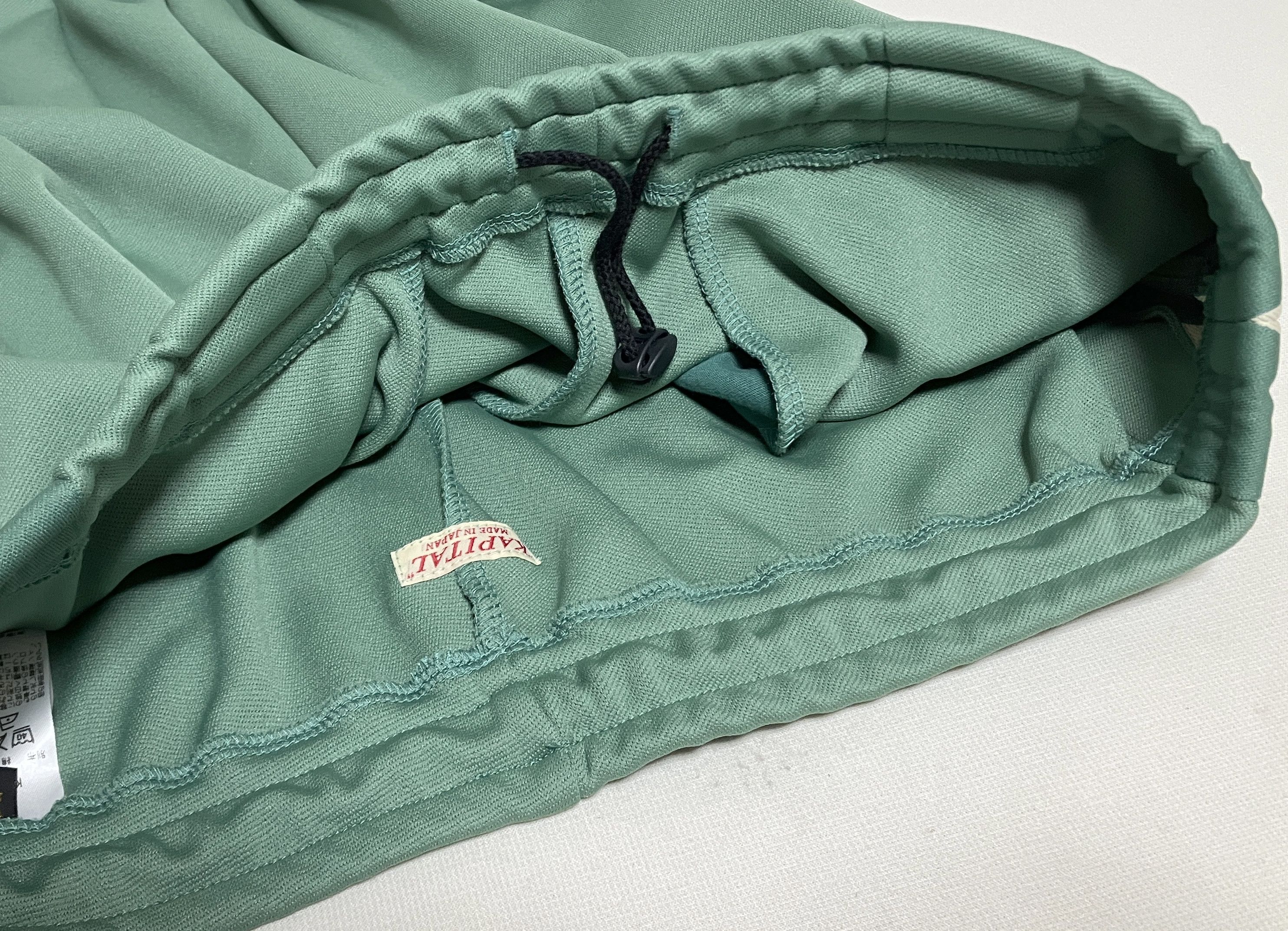 Kapital Kapital smooth jersey Stuntman&Woman track pants baggy green Size US 34 / EU 50 - 6 Thumbnail