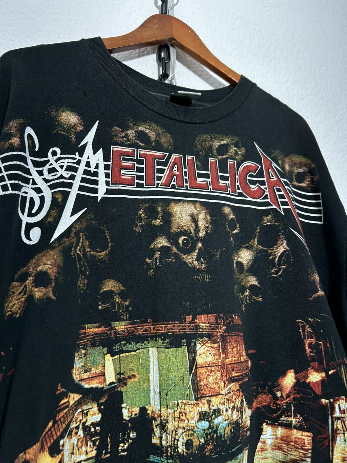 Metallica × Mexicana × Vintage 1999 Metallica “S&M” Rare Mexican Shirt Size US XL / EU 56 / 4 - 3 Thumbnail