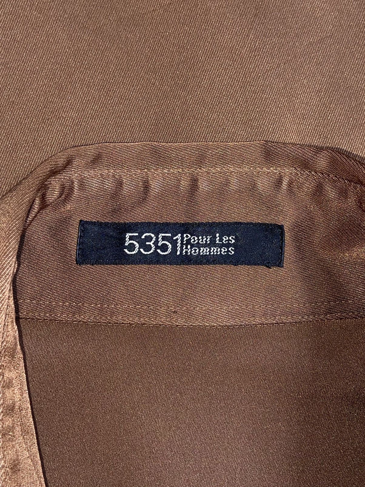 5351 POUR LES HOMMES 5351 Pour Les Hommes Brown Shirt Size US S / EU 44-46 / 1 - 11 Thumbnail