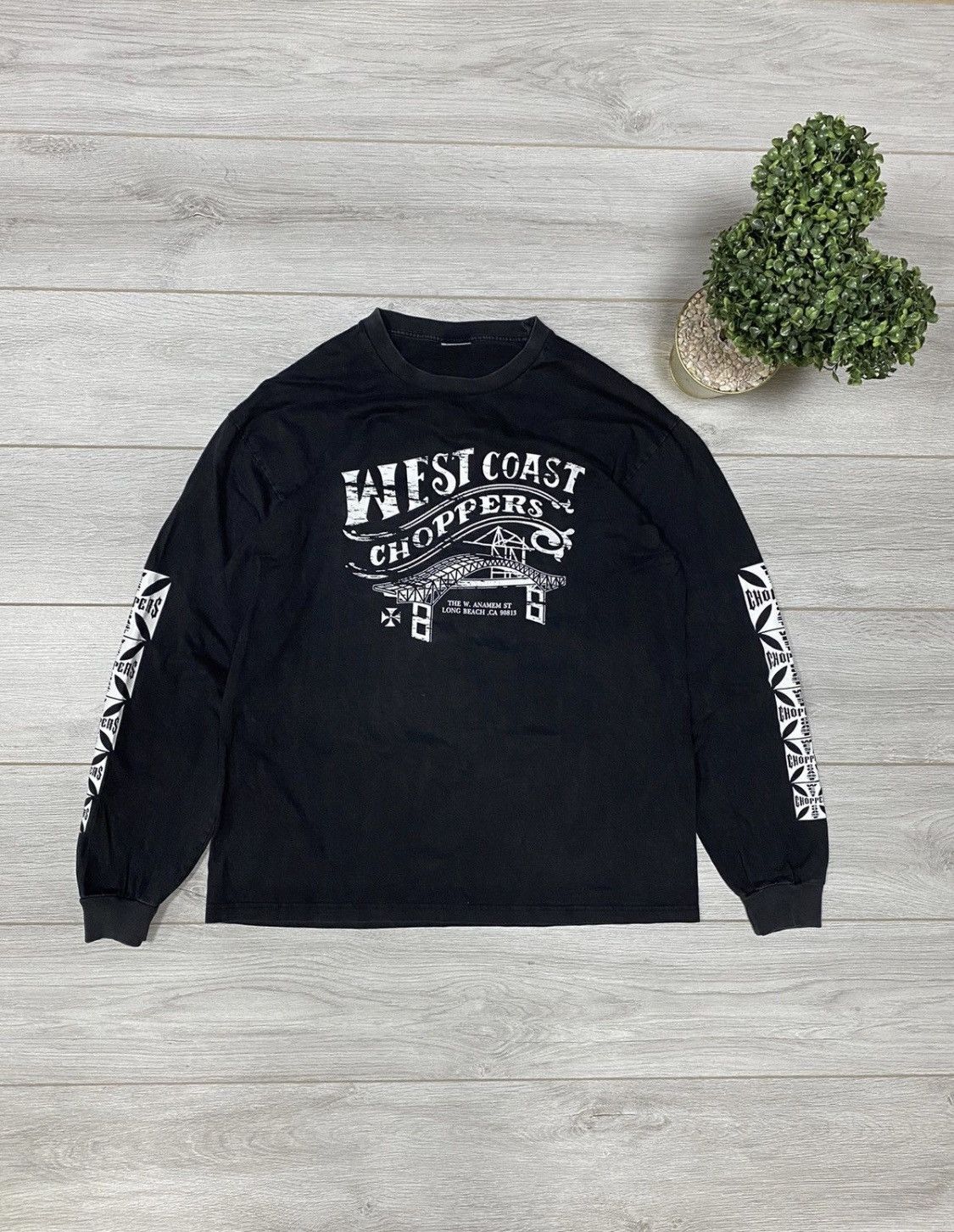 West Coast Choppers West Coast Choppers Long Beach Ca cross long-sleeve Size US L / EU 52-54 / 3 - 2 Thumbnail
