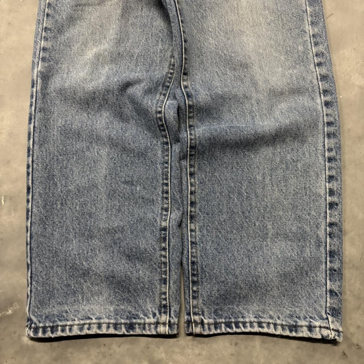 Japanese Brand × Vintage Crazy Vintage Y2K/2000s Light Wash Essential Denim Jeans! Size US 33 - 6 Thumbnail