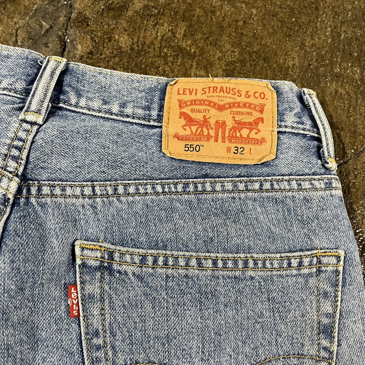 Levi's × Vintage Crazy Vintage Y2K Levi's 550 Jorts Essential Skater Shorts Size US 32 / EU 48 - 4 Thumbnail