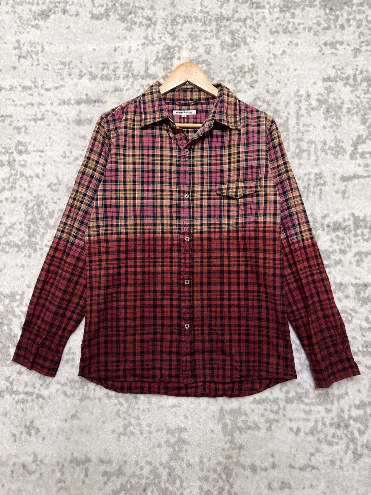 Flannel Vintage Semantic Design Reconstructed Flannel Rock Punk Size US S / EU 44-46 / 1 - 2 Thumbnail