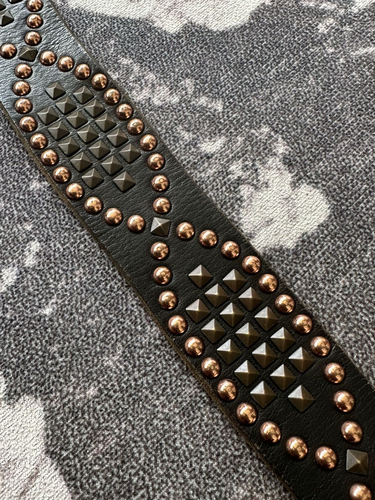 Tete Homme 2000's HALB by Tete Homme studded leather belt Size ONE SIZE - 13 Thumbnail