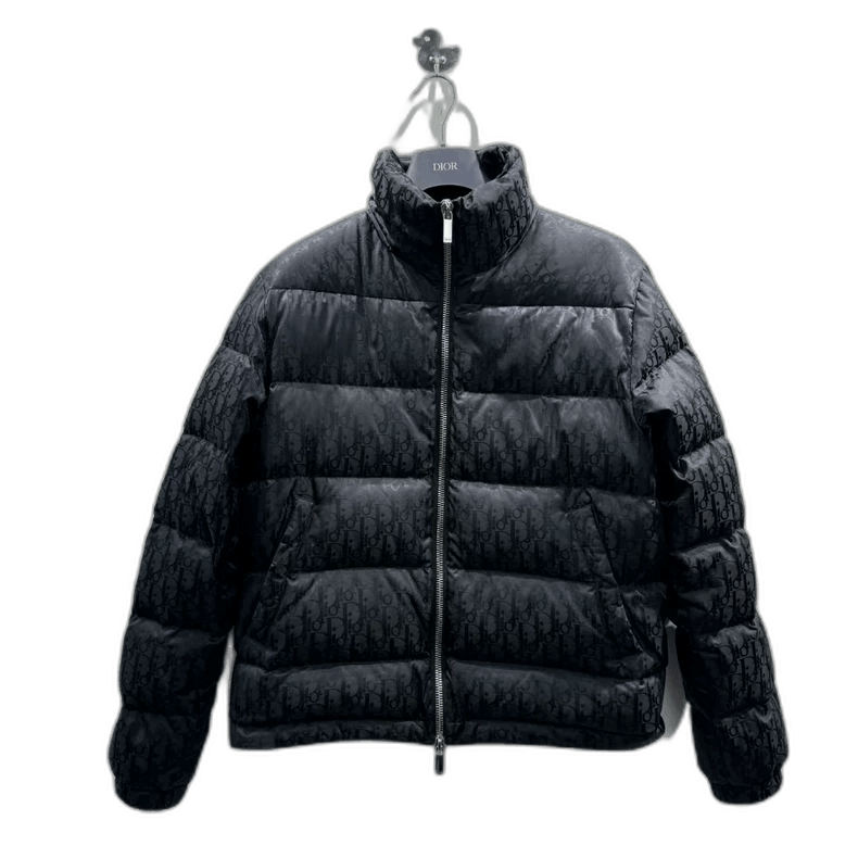 Dior Dior Classic Logo Puffer Jacket Black-2505 Size US L / EU 52-54 / 3 - 1 Thumbnail