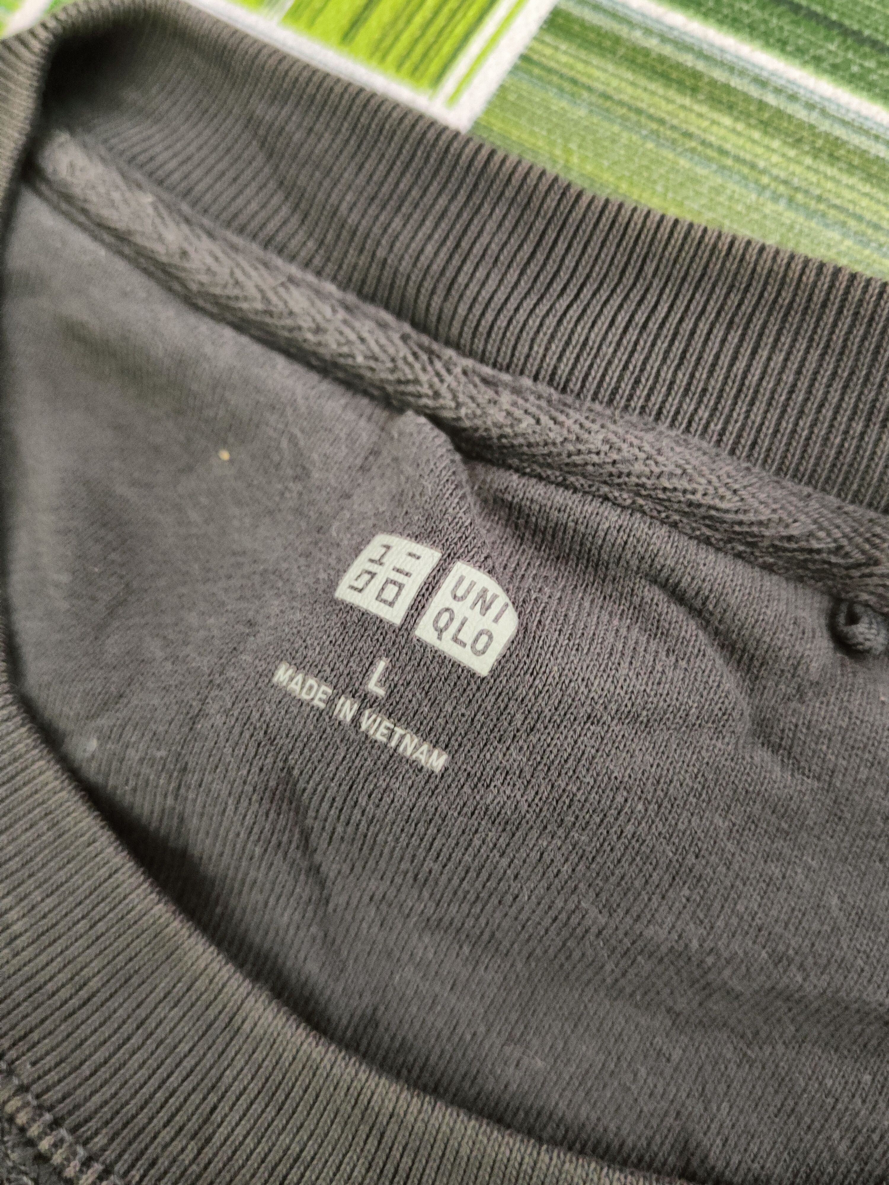 Uniqlo Plain Faded Uniqlo Dark Gray Sweatshirts Size US L / EU 52-54 / 3 - 12 Thumbnail