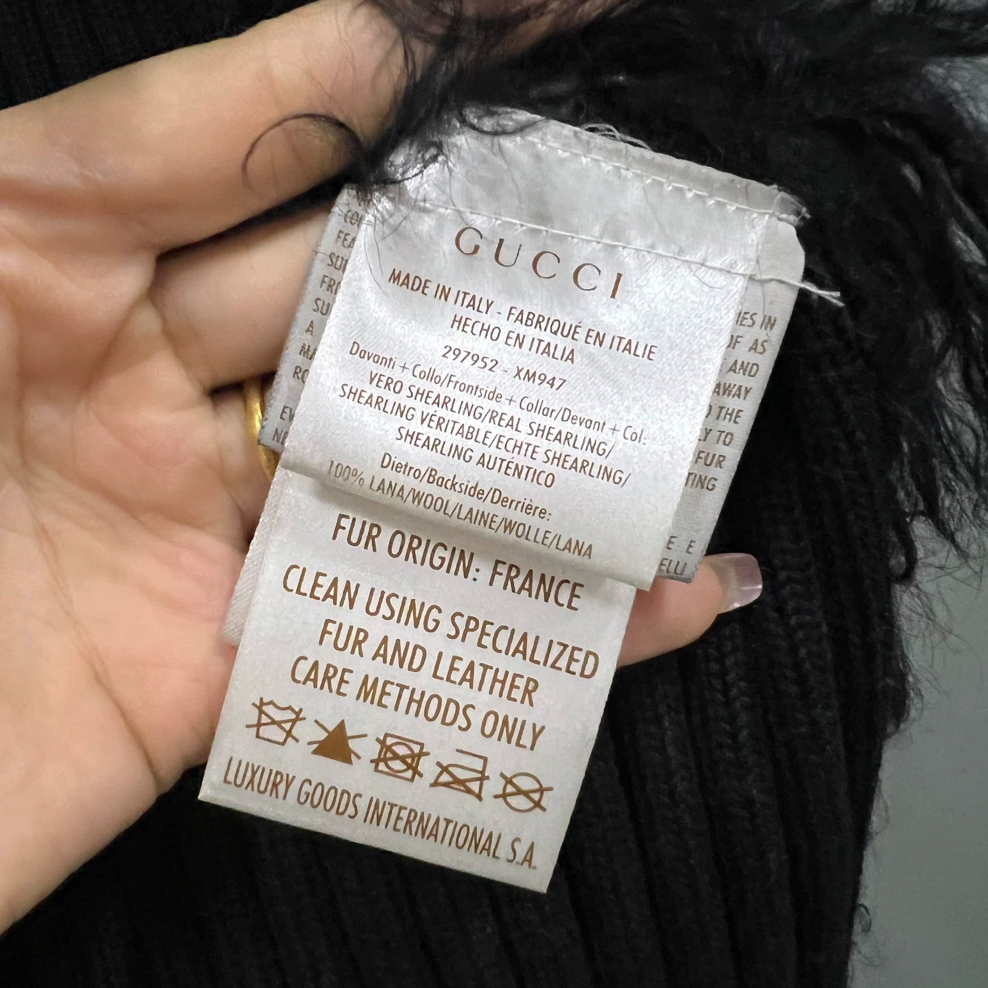 Gucci GUCCI plush vest, size 38/98% Size XS / US 0-2 / IT 36-38 - 5 Thumbnail