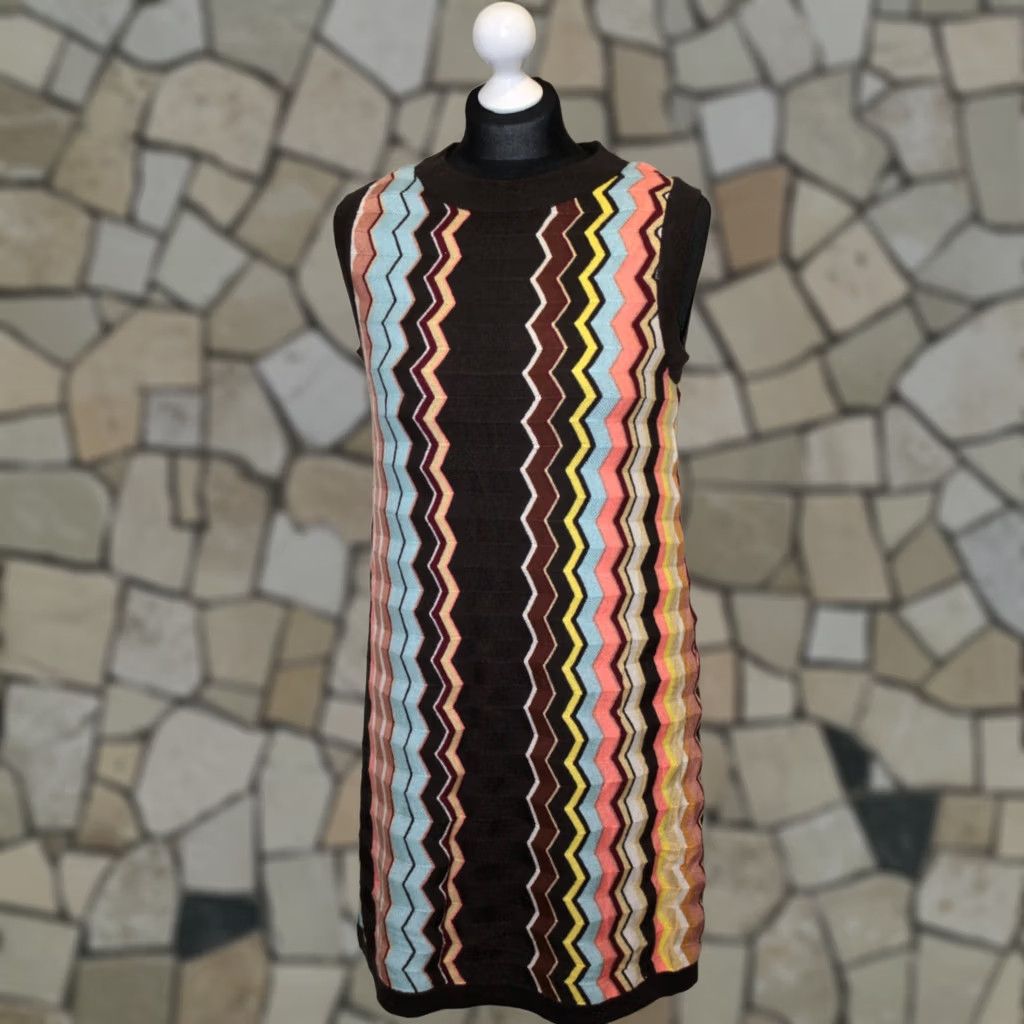 Missoni Missoni Womens Dress M A-Line Multicoloured Short 40 Size M Womens Size S / US 4 / IT 40 - 1 Thumbnail