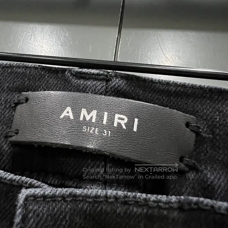 Amiri Amiri Size 31 Black destroys jeans. Size US 31 - 2 Thumbnail