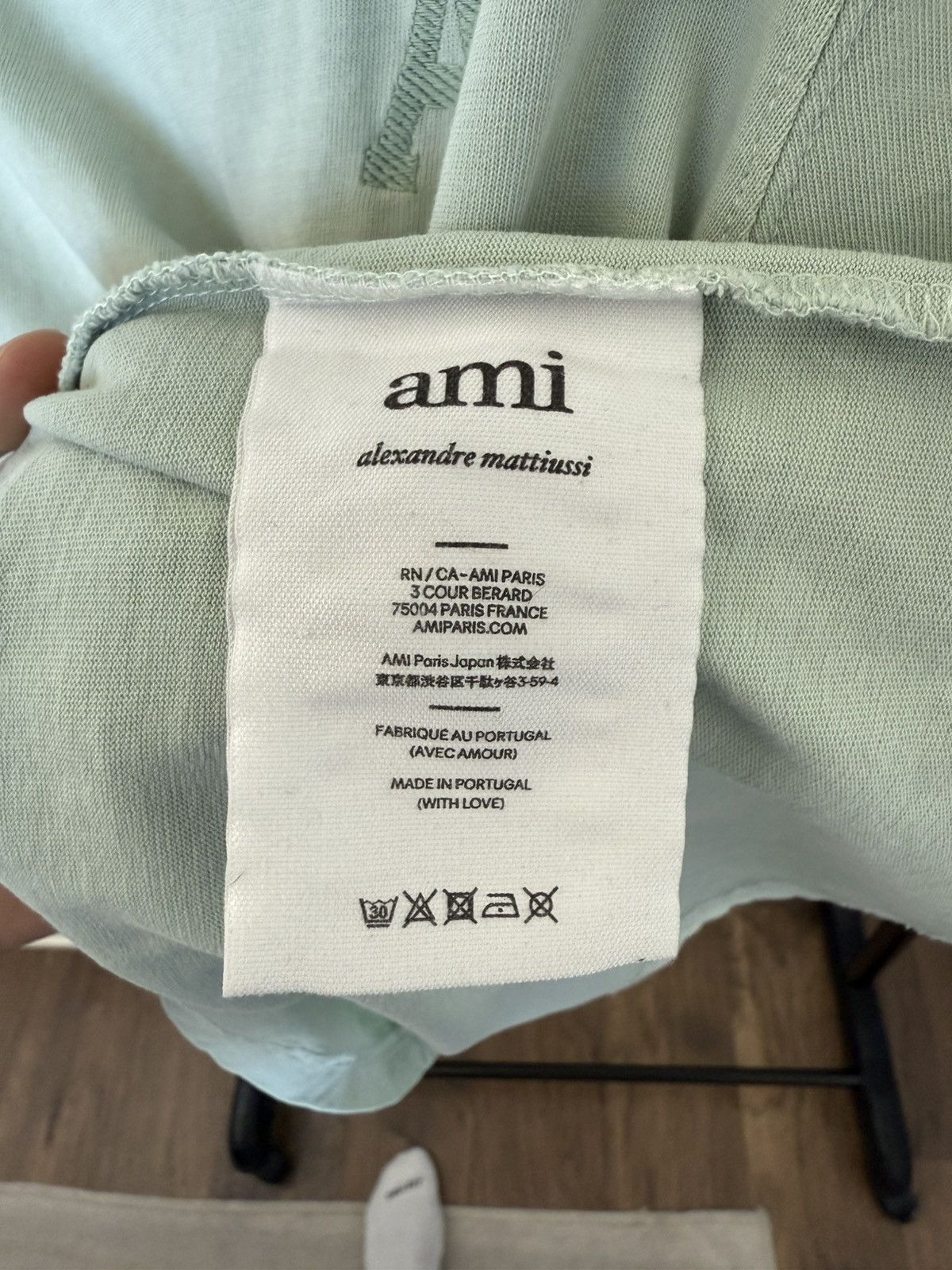 AMI AMI de Coeur Tone-on-Tone T-Shirt Size US M / EU 48-50 / 2 - 5 Thumbnail