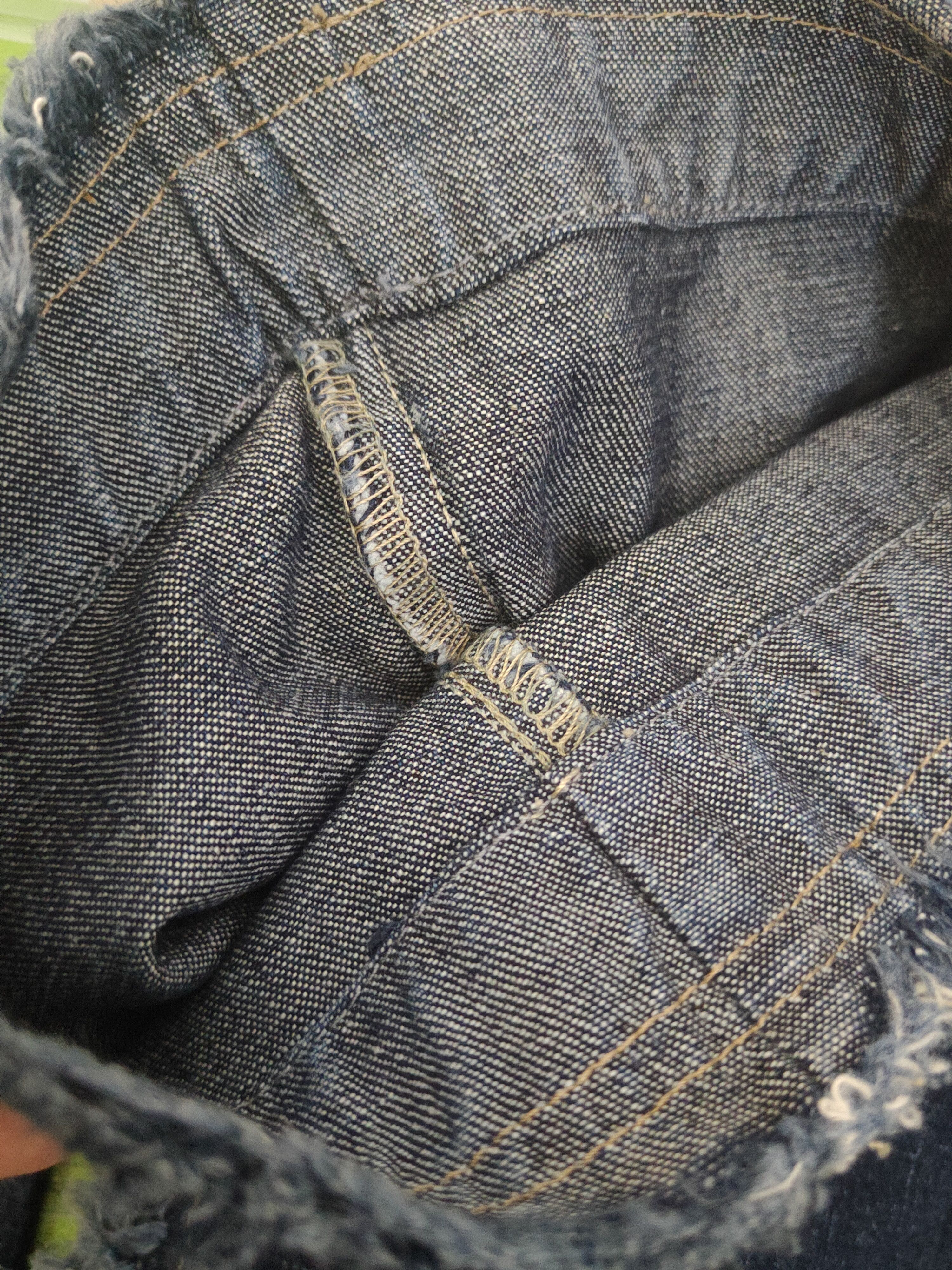 Japanese Brand DL Tanker Zip Blue Distressed Ripped Jeans #1916 Size 26" / US 2 / IT 38 - 13 Thumbnail