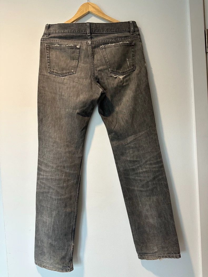 Helmut Lang HELMUT LANG Faded black destroys low-cut jeans Size US 31 - 5 Thumbnail