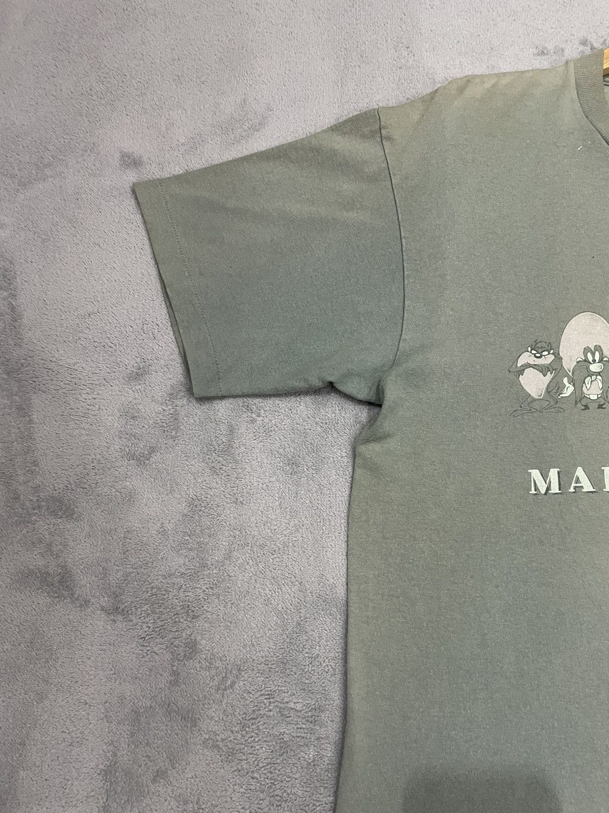 Cartoon Network × Vintage × Warner Bros VINTAGE ‘90 Marvin The Martian Tshirt(faded) Size US M / EU 48-50 / 2 - 4 Thumbnail